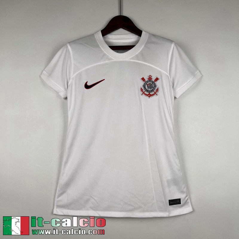 Corinthians Maglia Calcio Prima Donna 2023 2024 MW11