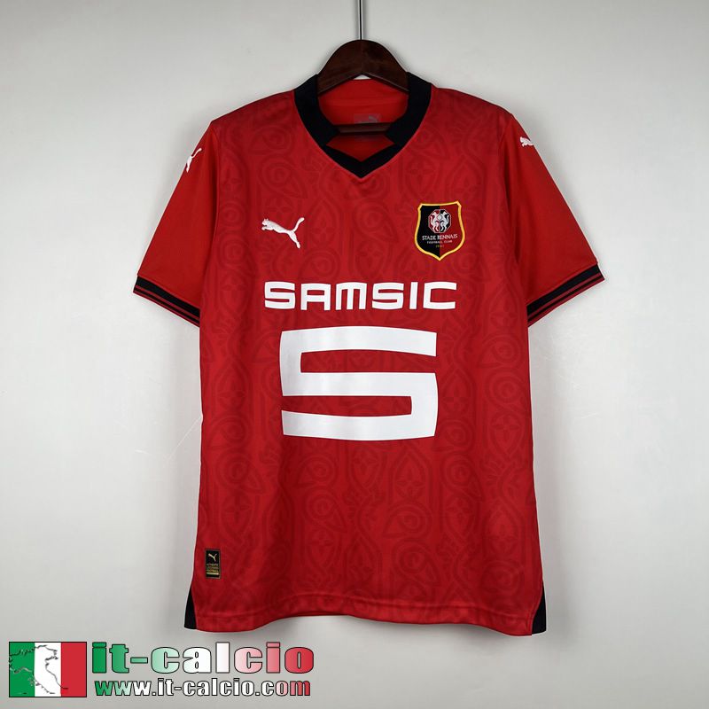 Rennes Maglia Calcio Prima Uomo 2023 2024