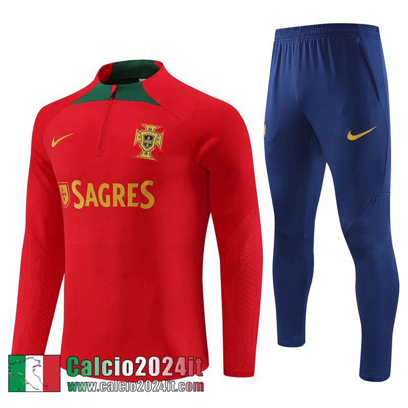 Portogallo Tute Calcio rosso Uomo 2023 2024 TG858