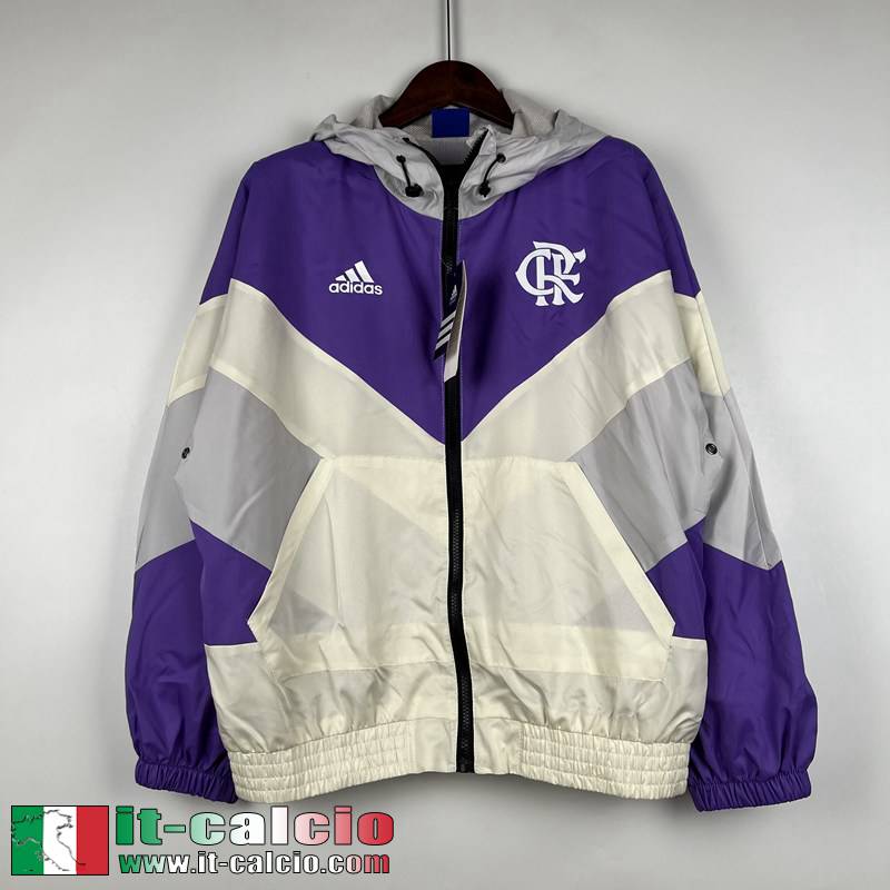 Flamengo Giacca a vento bianco viola Uomo 2023 2024 WK501