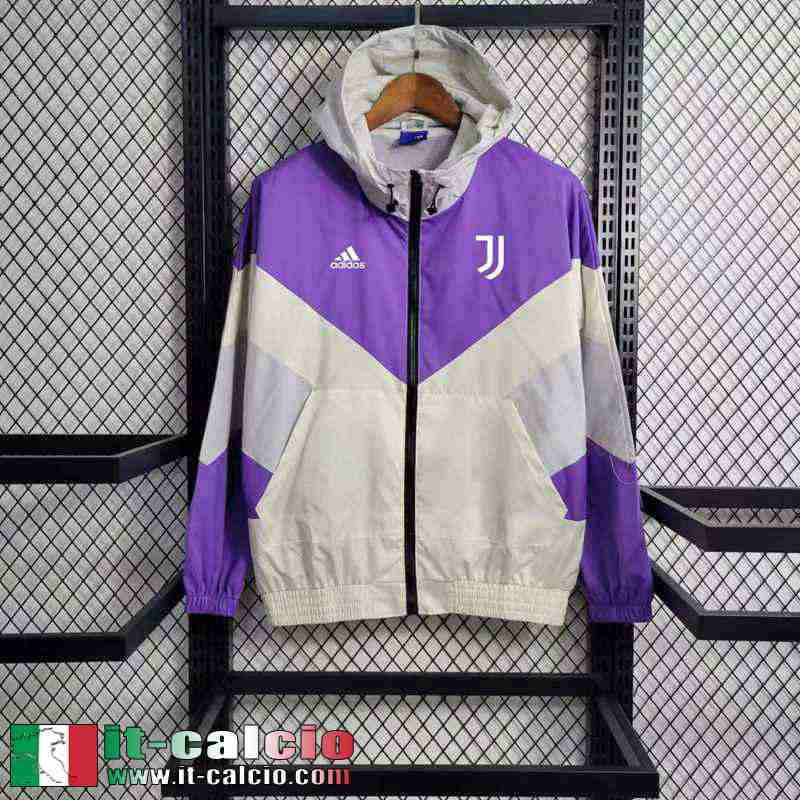 Juventus Giacca a vento bianco viola Uomo 2023 2024 WK523