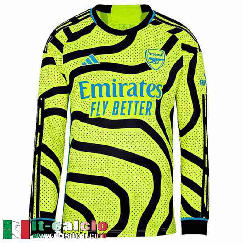 Arsenal Maglia Calcio Seconda Uomo Manga Larga 2023 2024