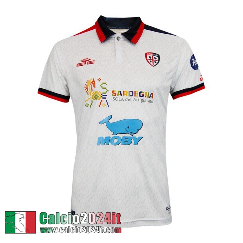 Cagliari Calcio Maglia Calcio Seconda Uomo 2023 2024