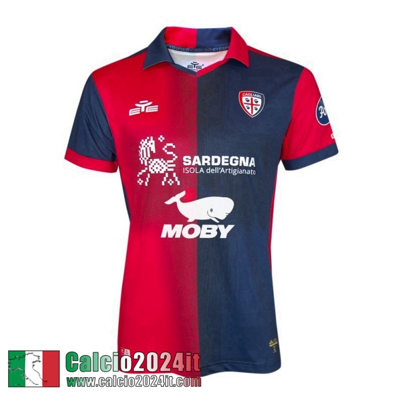 Cagliari Calcio Maglia Calcio Prima Uomo 2023 2024