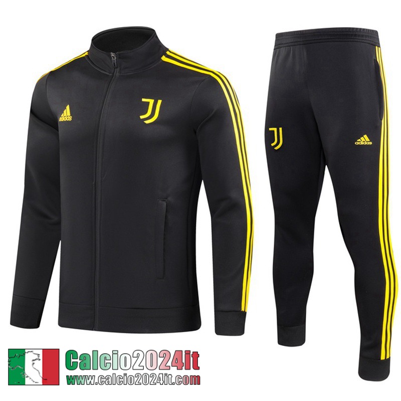 Juventus Full-Zip Giacca nero Uomo 2023 2024 JK813