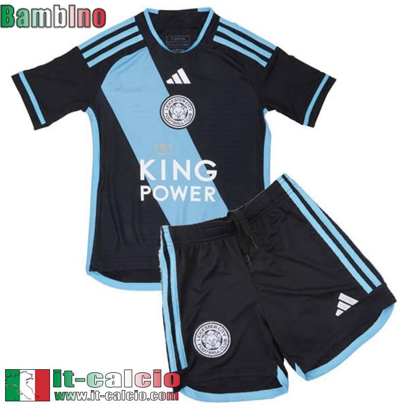 Leicester City Maglia Calcio Seconda Bambini 2023 2024