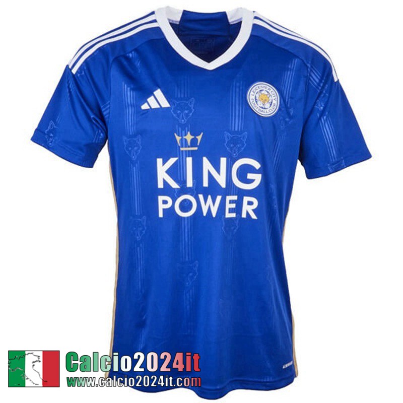 Leicester City Maglia Calcio Prima Uomo 2023 2024