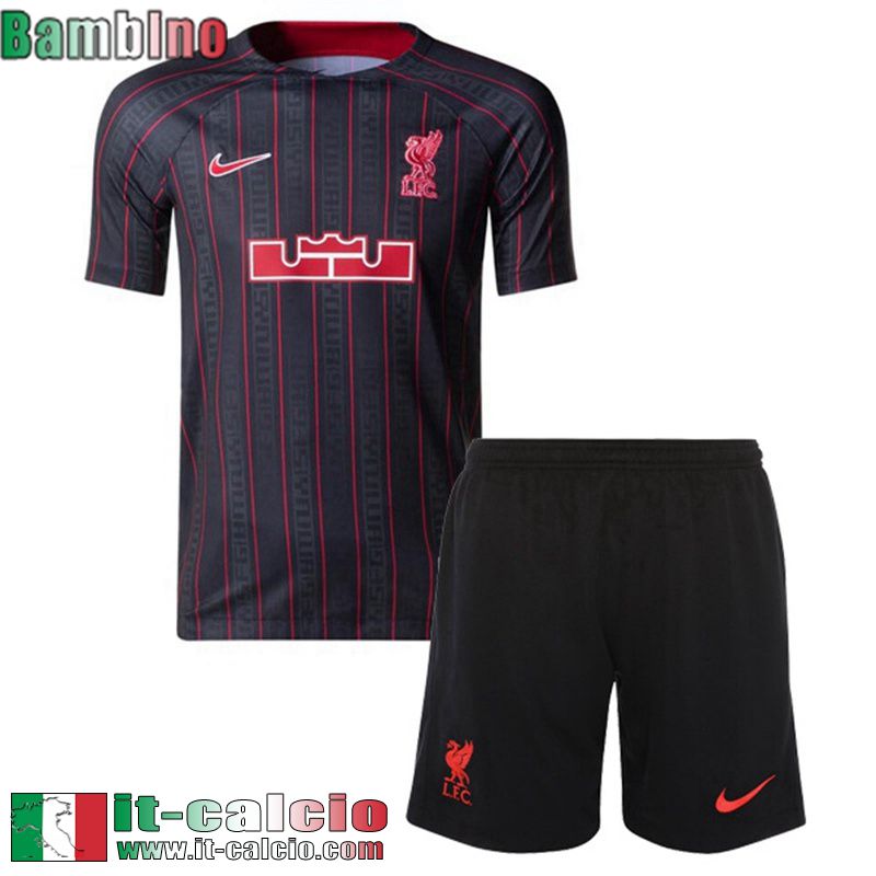 Liverpool Maglia Calcio LeBron James Bambini 2023 2024