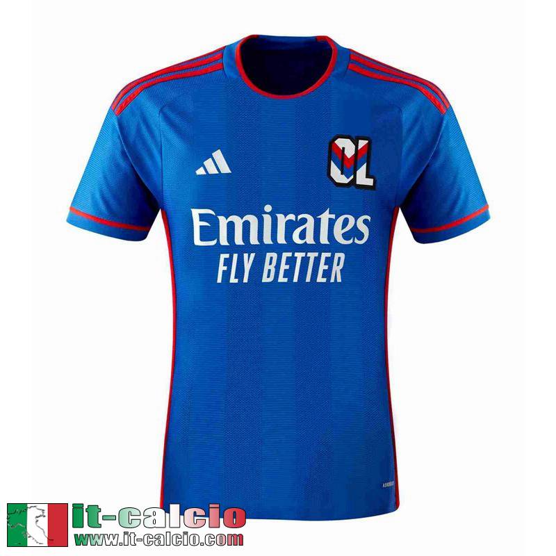 Lione Maglia Calcio Seconda Uomo 2023 2024