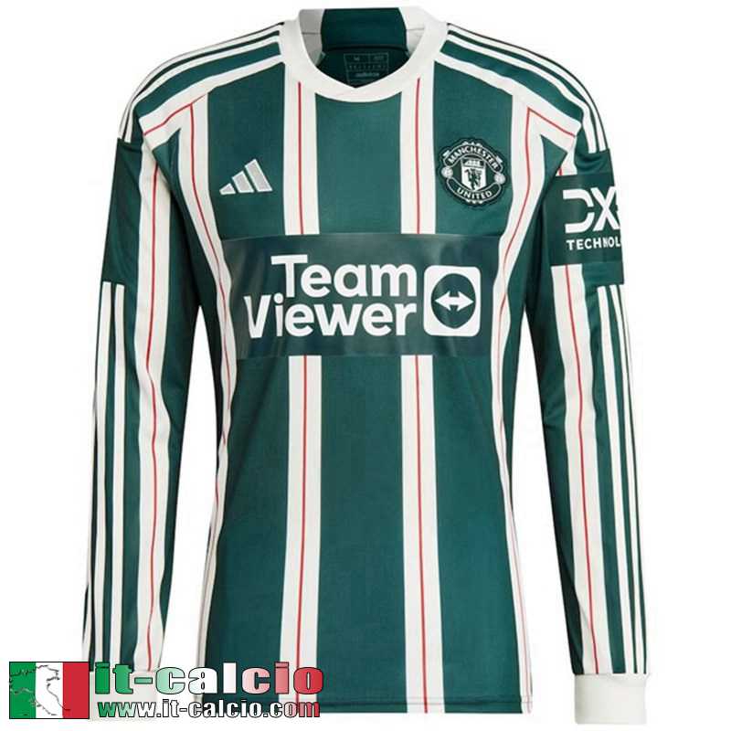 Manchester United Maglia Calcio Seconda Uomo Manga Larga 2023 2024