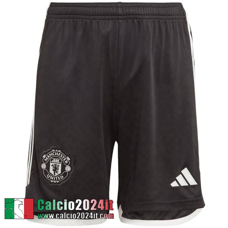 Manchester United Pantaloncini Calcio Seconda Uomo 2023 2024
