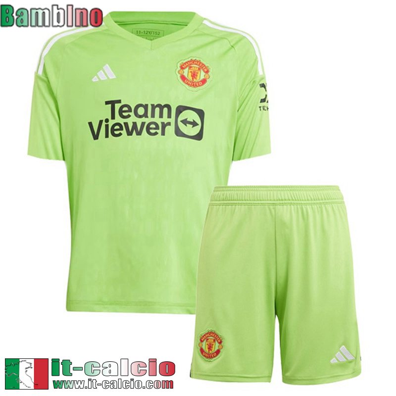 Manchester United Maglia Calcio Portieri Bambini 2023 2024 TBB140