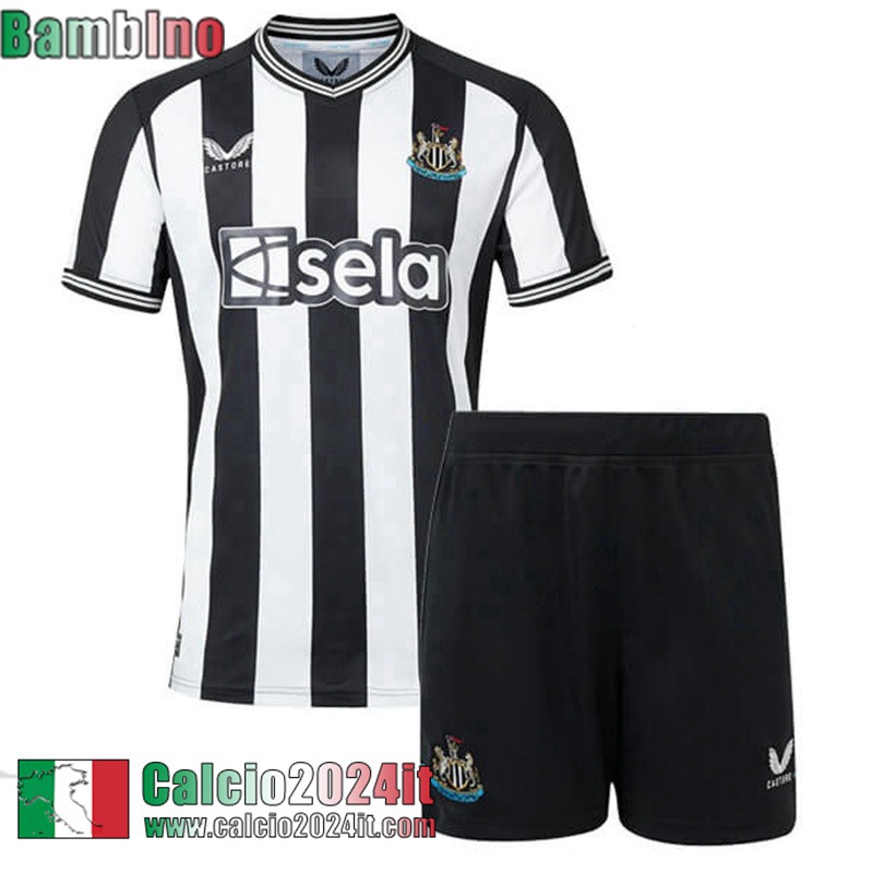 Newcastle United Maglia Calcio Prima Bambini 2023 2024
