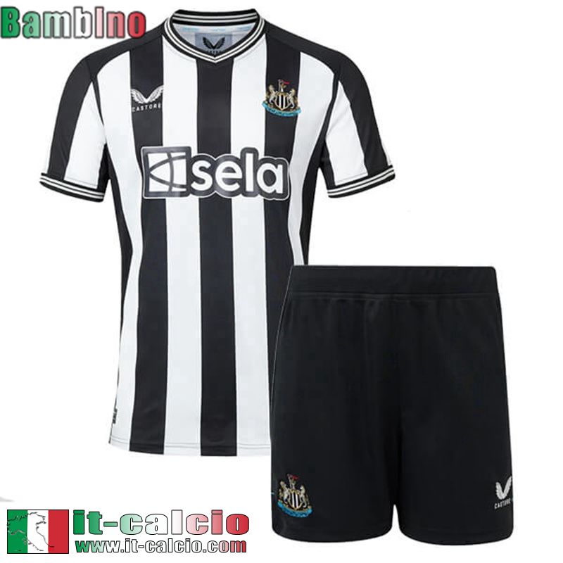 Newcastle United Maglia Calcio Prima Bambini 2023 2024