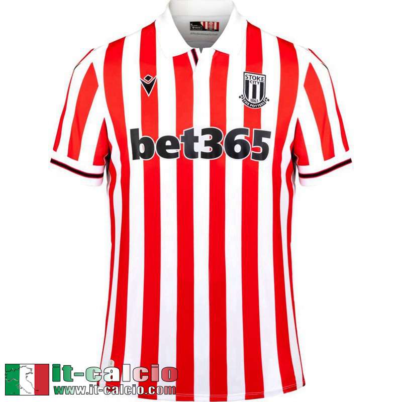 Stoke City Maglia Calcio Prima Uomo 2023 2024