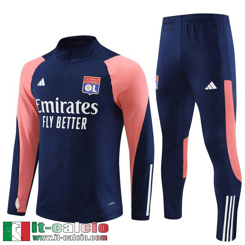 Lione Tute Calcio blu navy Uomo 2023 2024 TG906