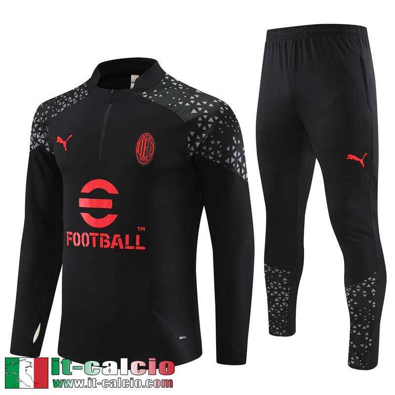 AC Milan Tute Calcio nero Uomo 2023 2024 TG912