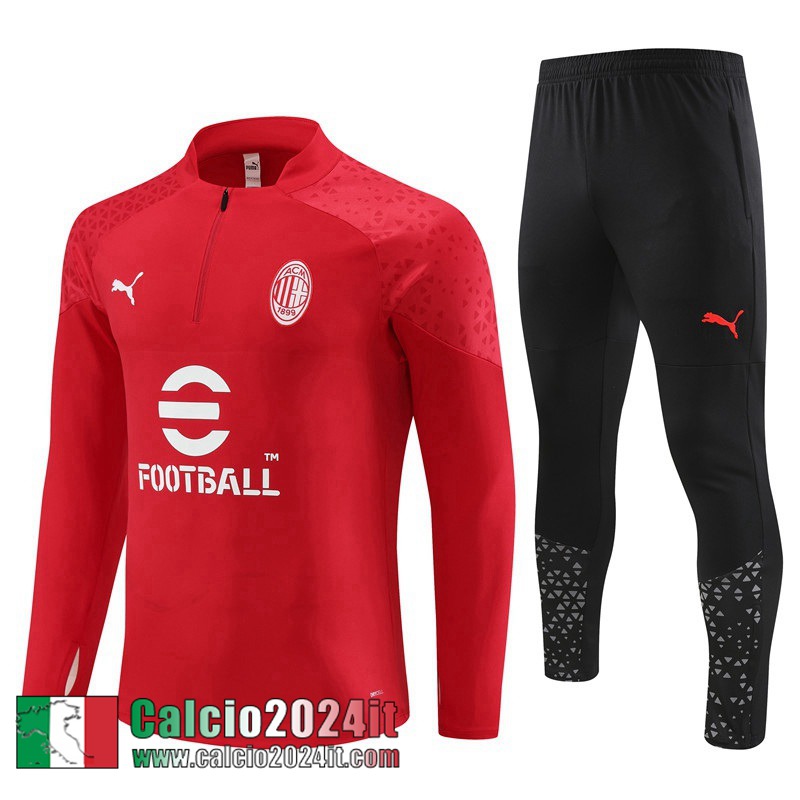 AC Milan Tute Calcio rosso Uomo 2023 2024 TG913
