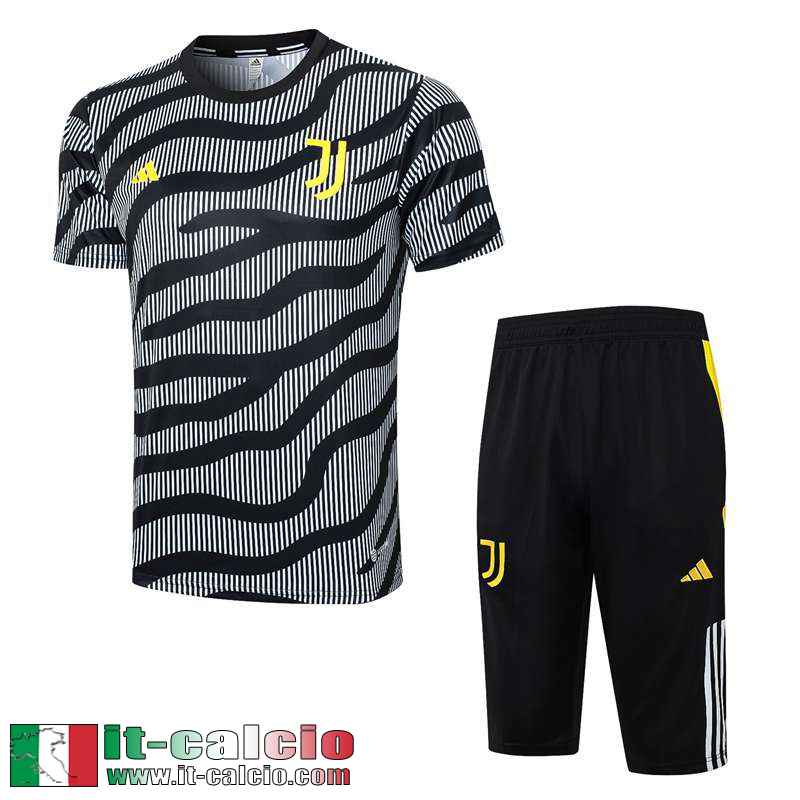 Juventus Tute Calcio T Shirt grigio Uomo 2023 2024 TG935