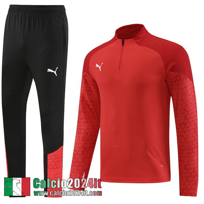 Sport Tute Calcio rosso Uomo 2023 2024 TG973