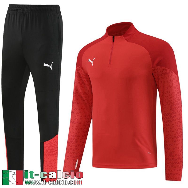 Sport Tute Calcio rosso Uomo 2023 2024 TG973