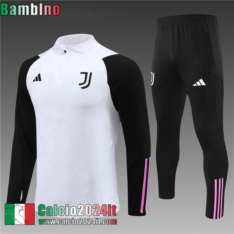 Juventus Tute Calcio Bianco Bambini 2023 2024 TK698
