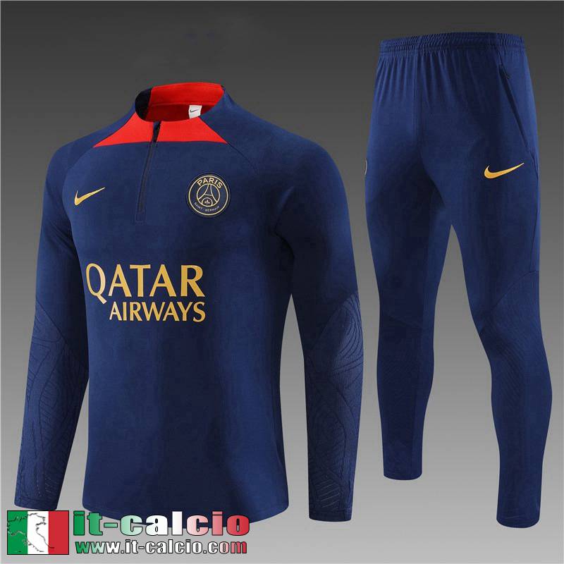 PSG Tute Calcio blu navy Bambini 2023 2024 TK673