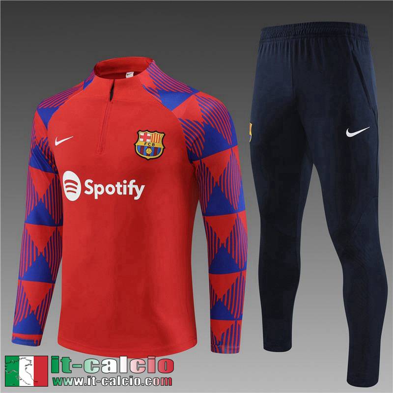 Barcellona Tute Calcio rosso Bambini 2023 2024 TK674