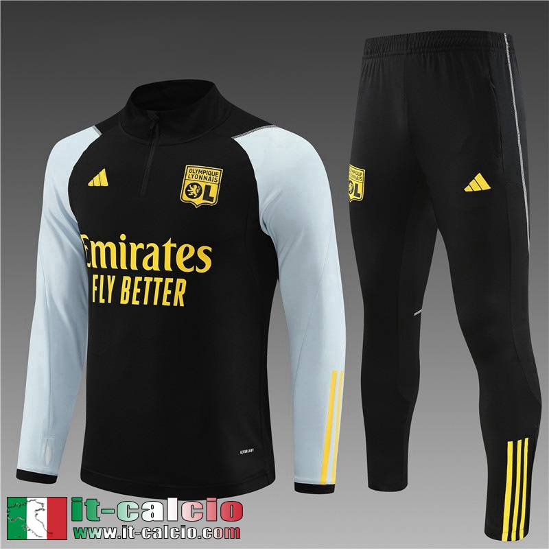 Lione Tute Calcio nero Bambini 2023 2024 TK681