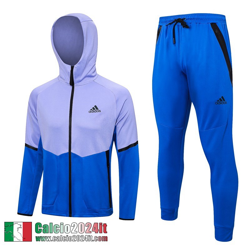 sport Full-Zip Giacca Cappuccio blu Uomo 23 24 B11