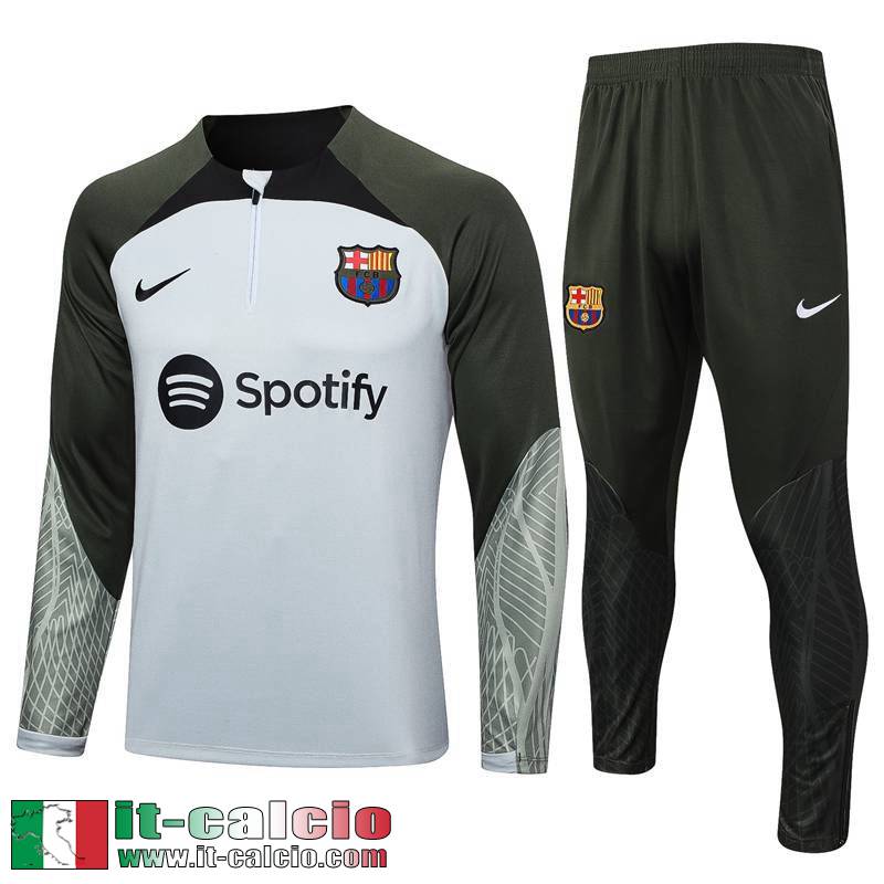 Barcellona Tute Calcio Bianco Uomo 23 24 A17