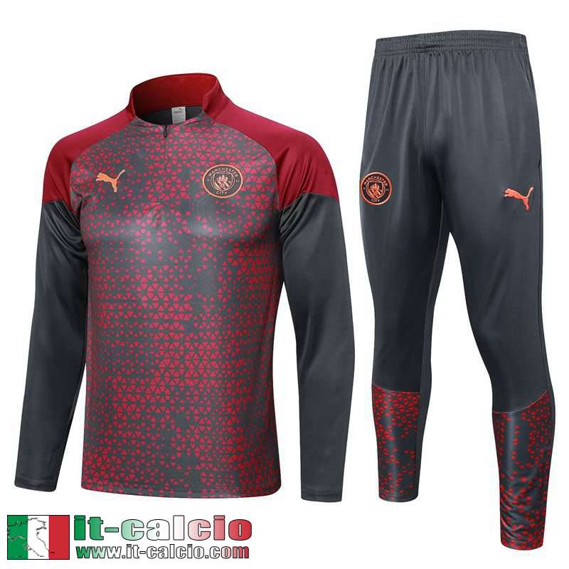 Manchester City Tute Calcio rosso Uomo 23 24 A37