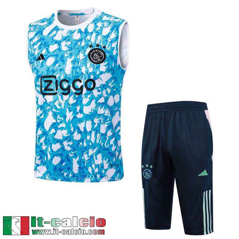 AFC Tute Calcio Senza maniche azzurro Uomo 23 24 A57