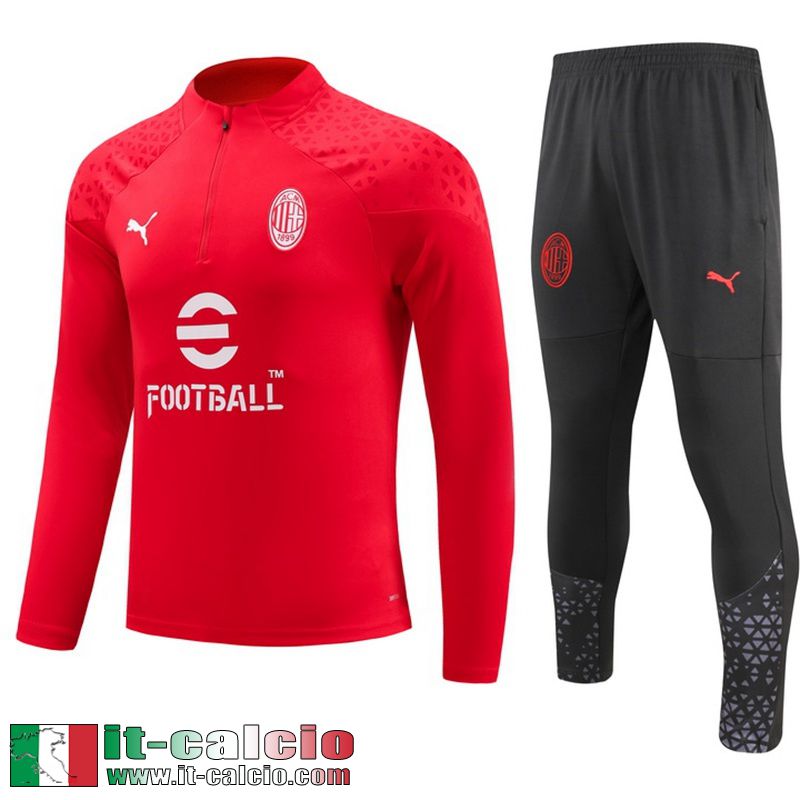 AC Milan Tute Calcio rosso Uomo 23 24 A80