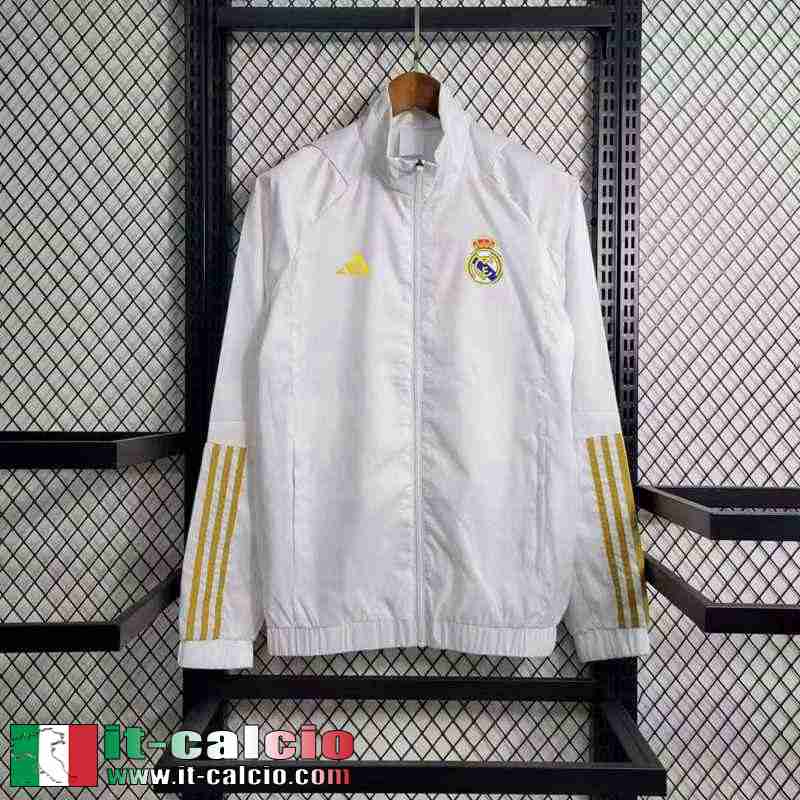 Real Madrid Giacca a vento Bianco Uomo 23 24 D70