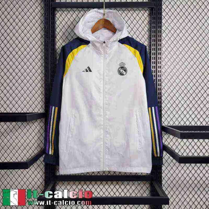 Real Madrid Giacca a vento Bianco Uomo 23 24 D79