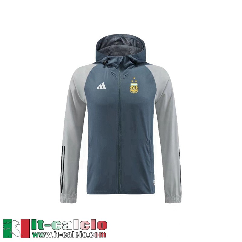 Argentina Giacca a vento grigio Uomo 23 24 D84