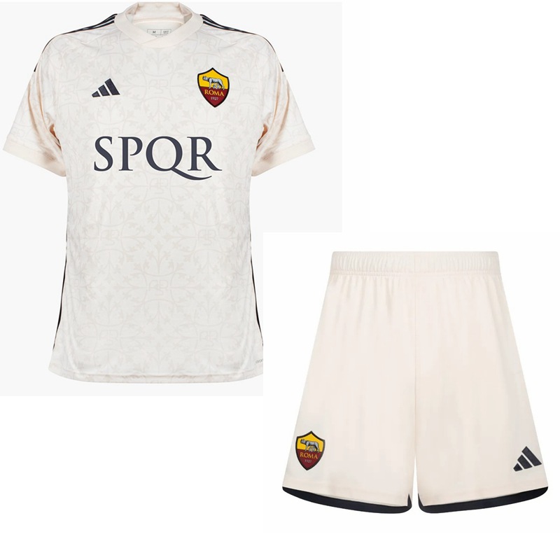 SPQR AS Roma Maglia Calcio Seconda Bambini 2023 2024