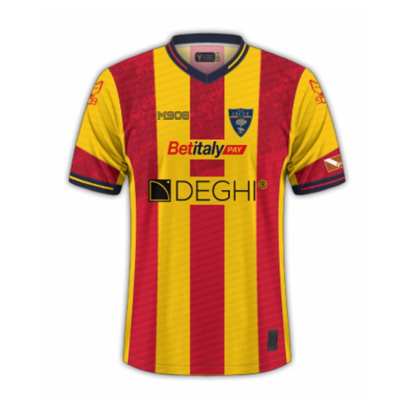 Lecce Maglia Calcio Prima Uomo 2023 2024
